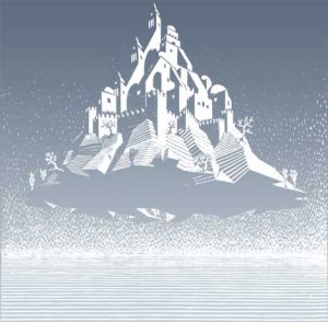 M. C. Escher — Castle in the Air (Celestial Castle), 1928